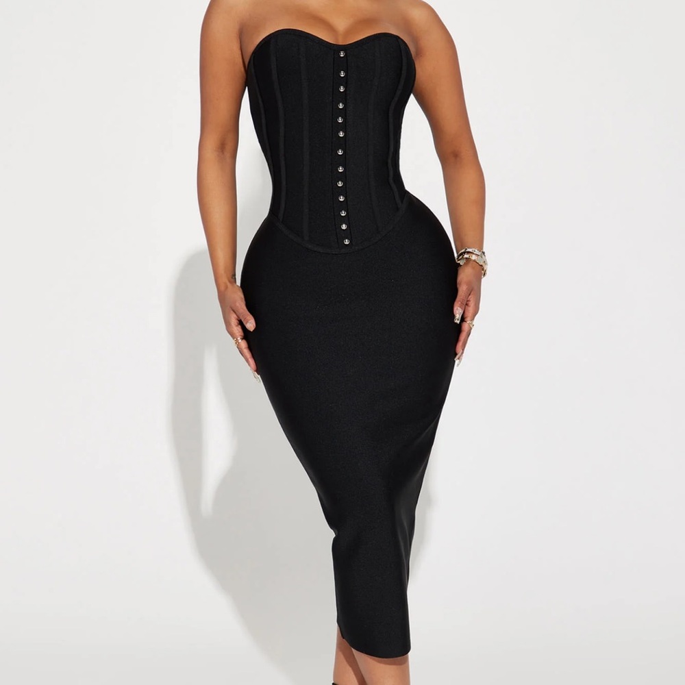 New! Bandage Midi Dress
